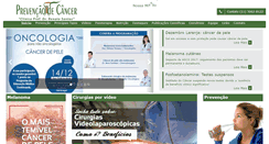 Desktop Screenshot of prevencaodecancer.com.br