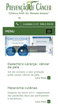 Mobile Screenshot of prevencaodecancer.com.br